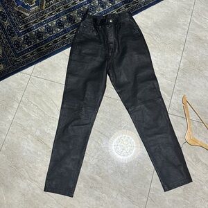 Black Leather Pants